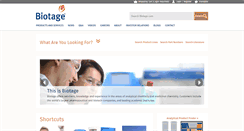 Desktop Screenshot of biotage.com